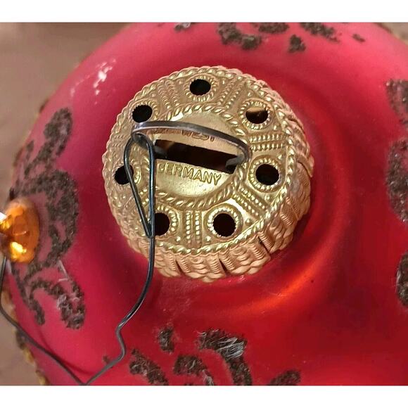 Lot of 6 Vintage Christmas Ornaments DBGM West Germany U.S.A Assorted - Picture 12 of 16